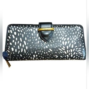 Fossil Black and White Speckled Wallet